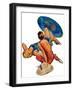 "Sunbathers,"July 5, 1930-John LaGatta-Framed Premium Giclee Print