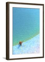 Sunbathing at Kempinski Hotel, Sowayma, Dead Sea (Lowest Place on Earth), Jordan-Neil Farrin-Framed Photographic Print