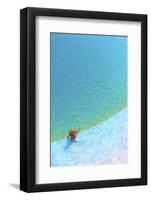 Sunbathing at Kempinski Hotel, Sowayma, Dead Sea (Lowest Place on Earth), Jordan-Neil Farrin-Framed Photographic Print