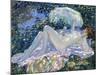 Sunbathing, C.1913-Frederick Carl Frieseke-Mounted Giclee Print