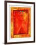 Sunbathing Cat, 1999-Julie Nicholls-Framed Giclee Print