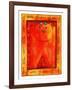 Sunbathing Cat, 1999-Julie Nicholls-Framed Giclee Print