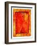 Sunbathing Cat, 1999-Julie Nicholls-Framed Giclee Print