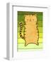 Sunbathing Cat-My Zoetrope-Framed Art Print