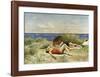 Sunbathing on the Dunes-Paul Fischer-Framed Giclee Print