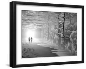 Sunbathing-Thomas Barbey-Framed Giclee Print