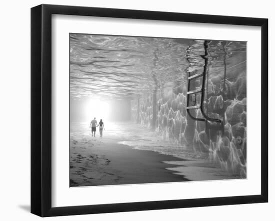 Sunbathing-Thomas Barbey-Framed Giclee Print