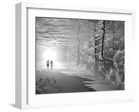 Sunbathing-Thomas Barbey-Framed Giclee Print