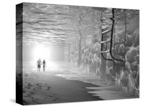 Sunbathing-Thomas Barbey-Stretched Canvas