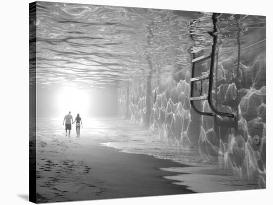 Sunbathing-Thomas Barbey-Stretched Canvas