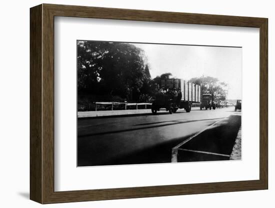 Sunbeam 1000hp World Land speed record attempt at Daytona 1927-null-Framed Photographic Print