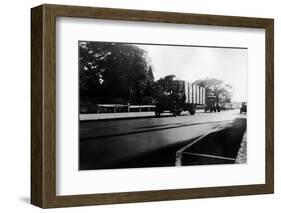 Sunbeam 1000hp World Land speed record attempt at Daytona 1927-null-Framed Photographic Print