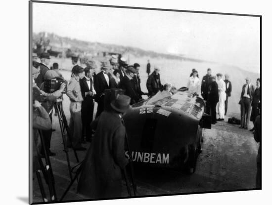 Sunbeam 1000hp World Land speed record attempt at Daytona 1927-null-Mounted Photographic Print