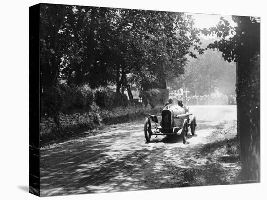 Sunbeam at 1914 Isle of Man TT race, Kenelm Lee Guinness-null-Stretched Canvas