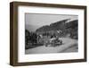 Sunbeam competing in the South Wales Auto Club Caerphilly Hillclimb, Wales, pre 1915-Bill Brunell-Framed Photographic Print