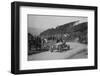 Sunbeam competing in the South Wales Auto Club Caerphilly Hillclimb, Wales, pre 1915-Bill Brunell-Framed Photographic Print