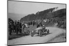 Sunbeam competing in the South Wales Auto Club Caerphilly Hillclimb, Wales, pre 1915-Bill Brunell-Mounted Photographic Print