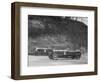 Sunbeam of BO Davis and Bentley of Major H Butler racing at a BARC meeting, Brooklands, 1930-Bill Brunell-Framed Photographic Print