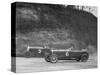 Sunbeam of BO Davis and Bentley of Major H Butler racing at a BARC meeting, Brooklands, 1930-Bill Brunell-Stretched Canvas