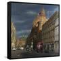 Sunbeam on Harrods, 2018-Tom Hughes-Framed Stretched Canvas