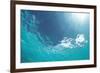 Sunbeam Undersea-null-Framed Photographic Print