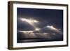 Sunbeams and Clouds over Water-DLILLC-Framed Photographic Print