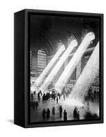 Sunbeams in Grand Central Station-null-Framed Stretched Canvas