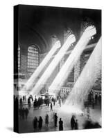 Sunbeams in Grand Central Station-null-Stretched Canvas