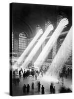 Sunbeams in Grand Central Station-null-Stretched Canvas