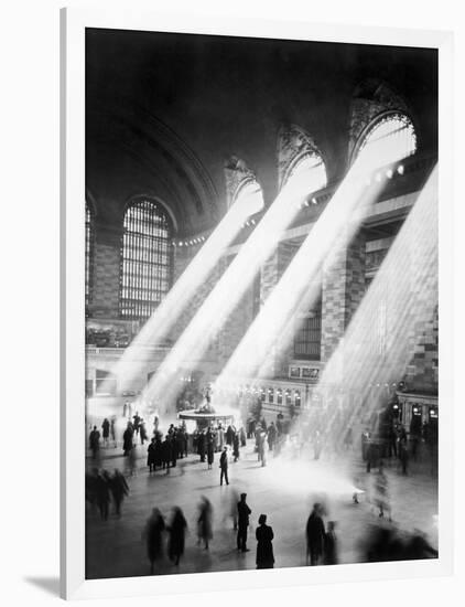 Sunbeams in Grand Central Station-null-Framed Photographic Print