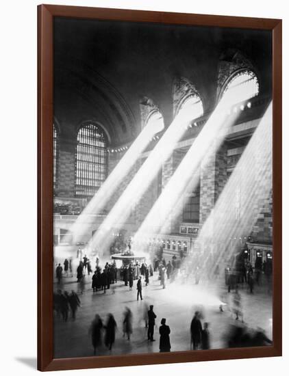 Sunbeams in Grand Central Station-null-Framed Photographic Print