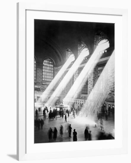 Sunbeams in Grand Central Station-null-Framed Photographic Print