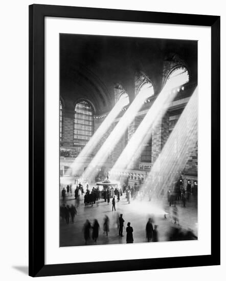 Sunbeams in Grand Central Station-null-Framed Photographic Print