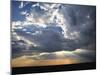 Sunbeams Streaming through Clouds, Masai Mara Game Reserve, Kenya-Adam Jones-Mounted Photographic Print