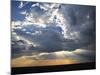 Sunbeams Streaming through Clouds, Masai Mara Game Reserve, Kenya-Adam Jones-Mounted Photographic Print