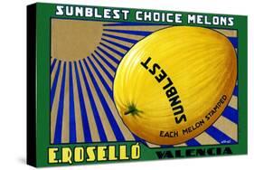 Sunblest Choice Melons-Carol-Stretched Canvas