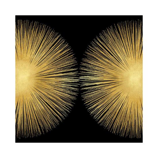 Sunburst on Black II-Abby Young-Framed Giclee Print