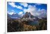 Sunburst Peak Sunrise-Hong Zeng-Framed Photographic Print