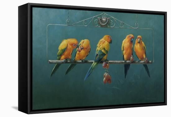 Sunconures-Michael Jackson-Framed Stretched Canvas