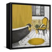 Sundance Bath I (Yellow)-Elizabeth Medley-Framed Stretched Canvas
