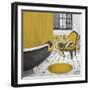 Sundance Bath I (Yellow)-Elizabeth Medley-Framed Art Print