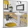 Sundance Bath II (Yellow)-Elizabeth Medley-Mounted Art Print