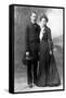 Sundance Kid and Etta Place, 1901-Science Source-Framed Stretched Canvas