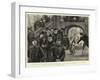 Sunday Afternoon in Paris, Visitors at the Louvre-Charles Paul Renouard-Framed Giclee Print