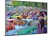 Sunday Afternoon, Looking for the Car-Barry Kite-Mounted Art Print