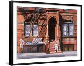 Sunday Afternoon, Lower East Side, New York-Anthony Butera-Framed Art Print