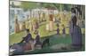 Sunday Afternoon on the Island of Grand Jatte 1864-6-Georges Seurat-Mounted Giclee Print