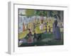 Sunday Afternoon on the Island of La Grande Jatte, 1884-1886-Georges Seurat-Framed Giclee Print