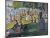 Sunday Afternoon on the Island of La Grande Jatte, 1884-1886-Georges Seurat-Mounted Giclee Print