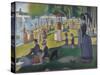 Sunday Afternoon on the Island of La Grande Jatte, 1884-1886-Georges Seurat-Stretched Canvas